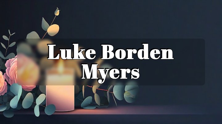Luke Borden Myers, Prince Edward Island